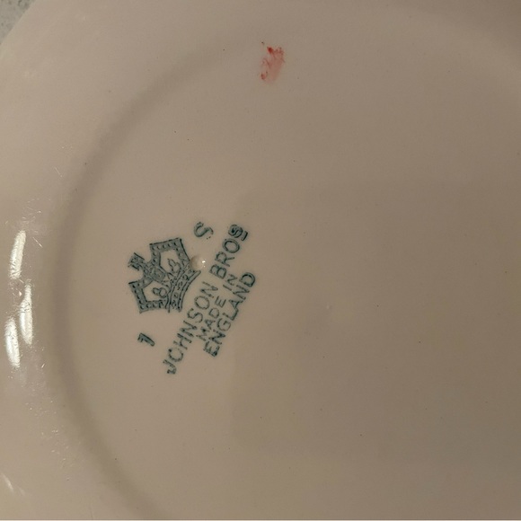 VINTAGE Dessert/Salad plate Flying  Geese design-Collectible JOHNSON BROTHERS - Picture 9 of 9